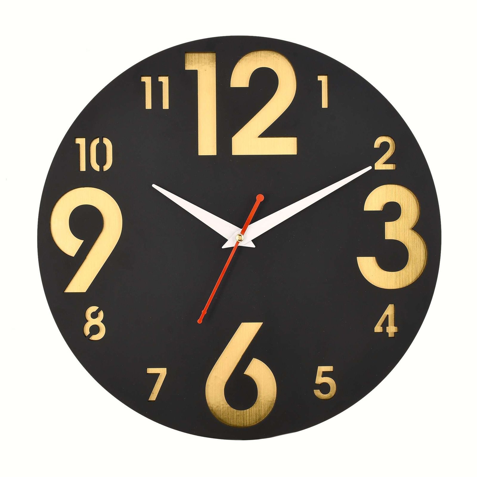 Wooden Silent Non-Ticking Wall Clock for Home Stylish Latest Designer Wall Clock for Home Living Room Bedroom Office Hall - Image 3
